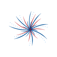 elegante americano fogos de artifício png