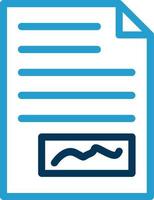 File Signature Vector Icon Design