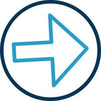 Arrow Alt Circle Right Vector Icon Design