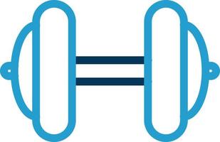 Dumbbell Vector Icon Design