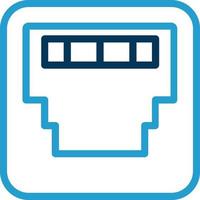 diseño de icono de vector de ethernet