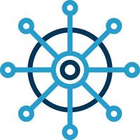 Dharmachakra Vector Icon Design