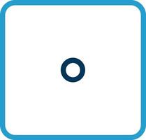 Dice One Vector Icon Design