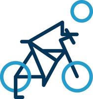 diseño de icono de vector de ciclismo