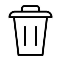 diseño de icono de basura vector