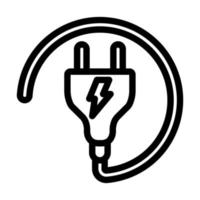 Power Plug Icon Design vector