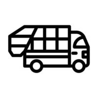 Garbage Truck Icon Design vector