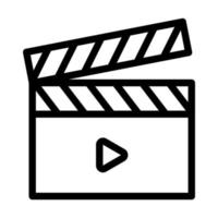 Clapperboard Icon Design vector