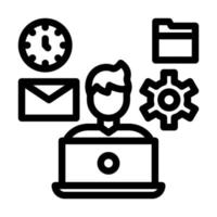 Multitasking Icon Design vector