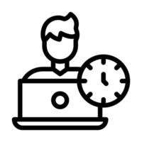Overtime Icon Design vector