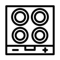 Electric Stove Icon Design vector