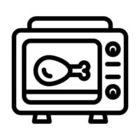 Microwave Oven Icon Design vector