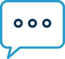 Comment Dots Vector Icon Design