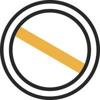 Slash Vector Icon Design