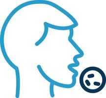 Head Side Virus Vector Icon Design