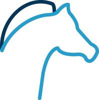 Horse Head Vector Icon Design