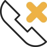 Missed call Vector Icon Design