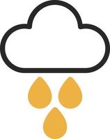 diseño de icono de vector de lluvia