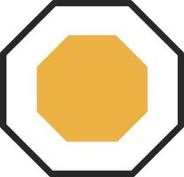 Octagon Vector Icon Design