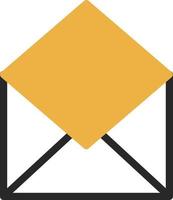 Envelope Open Vector Icon Design