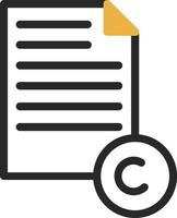 Copyright Vector Icon Design