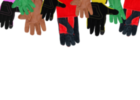 construction and work gloves border png