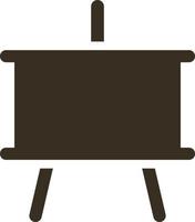 Blackboard icon - Vector. Simple element illustration from UI concept. Blackboard icon - Vector. Infographic concept vector illustration. on white background