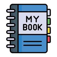 Amazing vector of book in modern style, premium icon