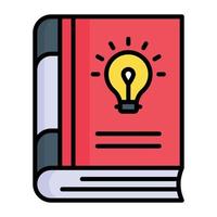 Idea book vector design in modern and trendy style