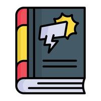 Comic book vector design in modern and trendy style, editable icon