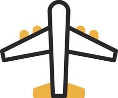 diseño de icono de vector de avión