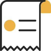 Receipt Vector Icon Design