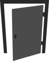 puerta, abierto, icono en de moda plano estilo aislado en blanco antecedentes. puerta símbolo para tu web sitio diseño, logo, aplicación, ui vector ilustración, eps10. - vector en blanco antecedentes