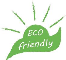 Eco Friendly, Vector Illustration. Eco Friendly