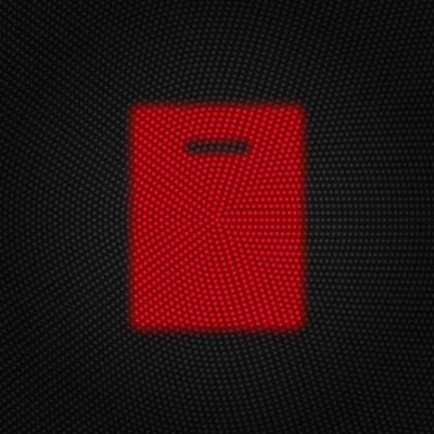 Bag, shopping vector Light red color retro style vector icon on white background