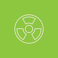 Nuclear, energy icon - Vector. Simple element illustration from UI concept. Nuclear, energy icon - Vector. Infographic concept vector illustration. on white background