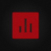 Analytics, graph vector Light red color retro style vector icon on white background