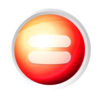 Equal colorful game button png