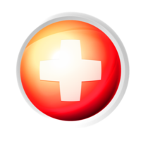 plus eller medicinsk symbol färgrik spel knapp png