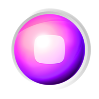 Arrêtez ou pause symbole coloré Jeu bouton png