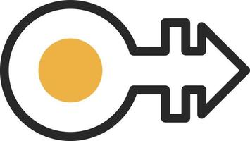 Mars Stroke H Vector Icon Design