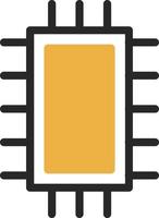 Microchip Vector Icon Design