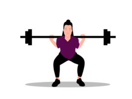 Bodybuilder and weight lifting png