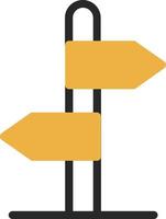 Directions Vector Icon Design
