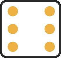 Dice Six Vector Icon Design