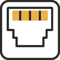 diseño de icono de vector de ethernet