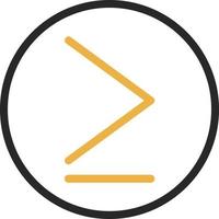 Greater Than Vector Icon Design