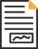 File Signature Vector Icon Design