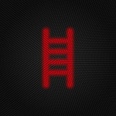 Business, ladder, metaphor vector Light red color retro style vector icon on white background