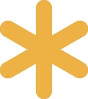 Asterisk Vector Icon Design